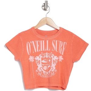 O’Neill Crew Team Babe Tee Crop Top Women’s XL NWT